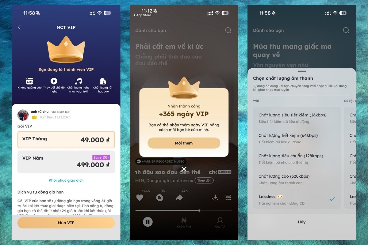 nhạc của tui miễn phí 1 năm